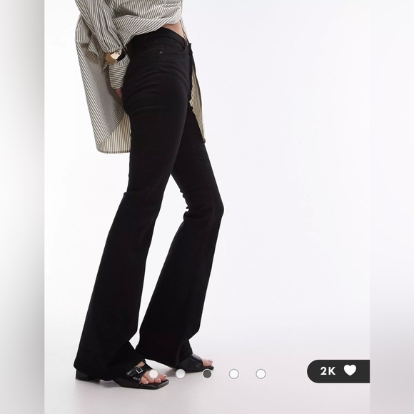 TOPSHOP MOTO Jamie Flare Jeans - Picture 2 of 9